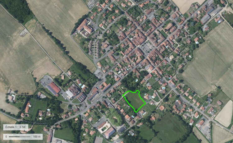 Terrain constructible à lotir, 6613m² GEAUNE 1