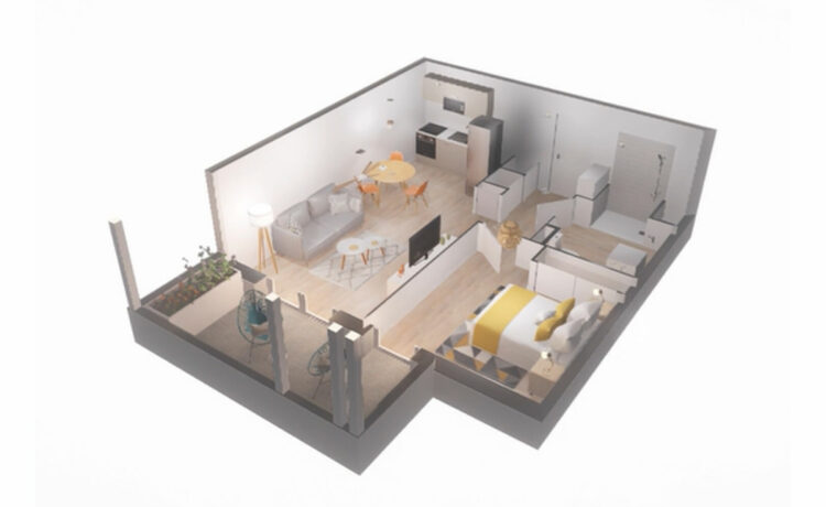 Programme neuf Appartement 2 pièces 44m²