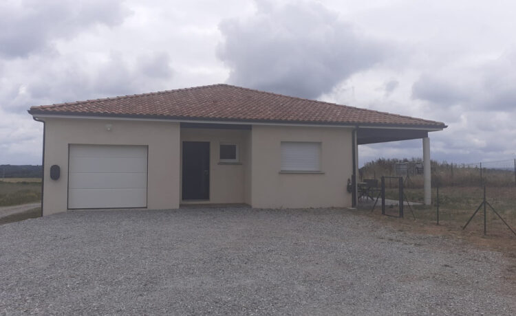 Maison contemporaine - Vue dégagée - Secteur Amou 1