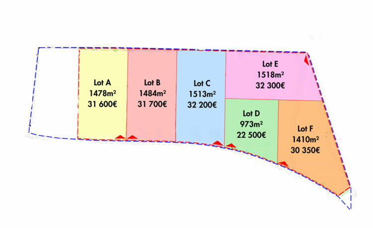 Terrain Hagetmau 1484 m2